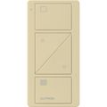 Product Image of Pico 2-Button with Raise/Lower Wireless Smart Remote for Shade Control, Shade Icon Engraving, (Gloss Ivory), PJ2-2BRL-GIV-S01