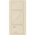 Product Image of Pico 2-Button with Raise/Lower Wireless Smart Remote for Shade Control, Shade Icon Engraving, (Gloss Light Almond), PJ2-2BRL-GLA-S01