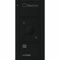 Product Image of Pico 3-Button with Raise/Lower Wireless Smart Remote for Shade Control, Icon and Text Engraving, (Gloss Black), PJ2-3BRL-GBL-S02