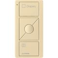 Product Image of Pico 3-Button with Raise/Lower Wireless Smart Remote for Skylight Control, Icon and Text Engraving, (Gloss Ivory), PJ2-3BRL-GIV-S06