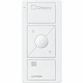 Product Image of Pico 3-Button with Raise/Lower Wireless Smart Remote for Skylight Control, Icon and Text Engraving, (Gloss White), PJ2-3BRL-GWH-S06
