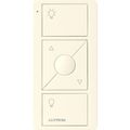 Product Image of Pico 3-Button with Raise/Lower Wireless Smart Remote for Fan Control, Fan Icon Engraving, (Satin Biscuit), PJ2-3BRL-TBI-F01