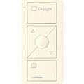 Product Image of Pico 3-Button with Raise/Lower Wireless Smart Remote for Shade Control, Icon and Text Engraving, (Satin Biscuit), PJ2-3BRL-TBI-S02