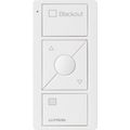 Product Image of Pico 3-Button with Raise/Lower Wireless Smart Remote for Fan Control, Fan Icon Engraving (Satin Snow), PJ2-3BRL-TSW-F01