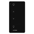 Product Image of Pico 4-Button Wireless Smart Remote for Light Control, Light Icon Engraving, (Gloss Black), PJ2-4B-GBL-L01