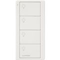 Product Image of Pico 4-Button Wireless Smart Remote for Programmable Scene Control, Kitchen Icon Engraving, (Gloss Light Almond), PJ2-4B-GLA-P02