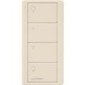 Product Image of Pico 4-Button Wireless Smart Remote for Programmable Scene Control, Any Room Icon Engraving, (Gloss White), PJ2-4B-GWH-P03