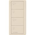 Product Image of Pico PRO 4-Button Wireless Smart Remote for Programmable Scene Control, (Gloss Ivory), Caseta PRO Packaging, PJ2-4B-IV-L31P