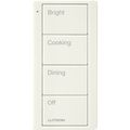 Product Image of Pico 4-Button Wireless Smart Remote for Light Control, Light Icon Engraving, (Satin Biscuit), PJ2-4B-TBI-L01