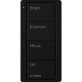 Product Image of Pico 4-Button Wireless Smart Remote for Light Control, Light Icon Engraving (Satin Midnight), PJ2-4B-TMN-L01