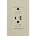 Product Image of Claro 15A USB Type A&C Duplex Receptacle, Satin Finish (Clay), SCR-15-ACTR-CY
