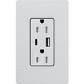 Product Image of Claro 15A USB Type A&C Duplex Receptacle, Satin Finish (Mist), SCR-15-ACTR-MI