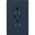 Product Image of Claro 15A USB Type A&C Duplex Receptacle, Satin Finish (Deep Sea), SCR-15-CCTR-DE