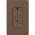 Product Image of Claro 15A USB Type A&C Duplex Receptacle, Satin Finish (Espresso), SCR-15-CCTR-EP