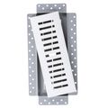 Product Image of Breezelux 310 Removable Flush Mount Wall & Ceiling Air Supply 3" x 10" (Duct Opening) Requires 4" x 11" Drywall Opening