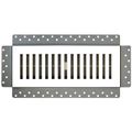 Product Image of Breezelux 412 Removable Flush Mount Wall & Ceiling Air Supply 4" x 12" (Duct Opening) Requires 5" x 13" Drywall Opening