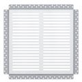 Product Image of SilhouEase 16 Exhaust Fan Removable Flush Mount Bathroom Cover 16" x 16" Drywall Opening