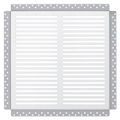 Product Image of SilhouEase 18 Exhaust Fan Removable Flush Mount Bathroom Cover 18" x 18" Drywall Opening