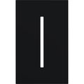 Product Image of New Architectural Single-Gang Wall Plate, Fits Grafik T Controls, Matte Finish, Black