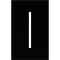 Product Image of New Architectural 1-Gang Wall Plate, Fits Grafik T Controls, Glass Finish, Clear Black Glass