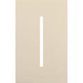 Product Image of New Architectural Single-Gang Wall Plate, Fits Grafik T Controls, Matte Finish, Light Almond