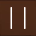 Product Image of New Architectural 2-Gang Wall Plate, Fits Grafik T Controls, Matte Finish, LWT-GG-SI, Sienna