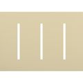 Product Image of New Architectural 3-Gang Wall Plate, Fits Grafik T Controls, Matte Finish, LWT-GGG-IV, Ivory
