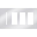 Product Image of Architectural 4-Gang Wall Plate, Fits 1 Grafik T Control, (3) Accessory, Metal Finish, Bright Chrome