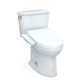 Product Image of MW7863074CEG#01 Drake Transitional Washlet + 2-Piece Elongated 1.28 GPF Tornado Flush Toilet w/ C2 Bidet Seat (Cotton White)