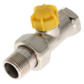 Product Image of 3/4" Threaded x 3/4" Male Union Straight Valve with Straight Nipple (9000176)