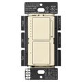 Product Image of Maestro Dual LED+ Control Dimmer & Switch, 120V, 75W, 2.5A (Almond)