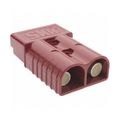 Product Image of 2/0 AWG, 600V, 350 A, Silver-Plated Copper Battery Connector (Red)