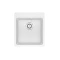 Product Image of Maris Dual Mount 17.31" x 19.69" Granite Single Bowl Bar/Prep Sink (Polar White), MAG61015-PWT