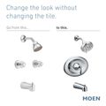 Product Image of Eva Posi-Temp Tub/Shower, 1.75 GPM, T2137EP (Chrome)