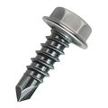 Product Image of 3/4" (Length) x 1/4" (Head Size) Bit Tip Drill & Tap Sheet Metal Screws, #2 Point (Pack of 100)