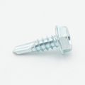 Product Image of 5/8" (Length) x 5/16" (Head Size) Bit Tip Drill & Tap Sheet Metal Screws, #2 Point (Pack of 100)