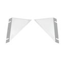 Product Image of 1-1/2" V-Cut Duct Board Tool Replacement 2 Blade Set