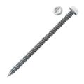 Product Image of #8 3" (Length) x 1/4" (Head Size) Painted Zip-in Register Slotted Hex Head Screws, White (Bag of 25)