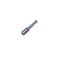 Product Image of 1/4" HEX, Go Blue Short Impact Rated Spring-Loaded Magnetic HEX Driver, 2" Long (Pack of 10)