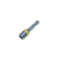 Product Image of 5/16" HEX, Go Blue Short Impact-Rated Spring Loaded  Magnetic Hex Driver, 2" Long (Tub of 50)