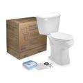 Product Image of Pro-Fit 3 1.28 GPF Elongated SmartHeight Complete Toilet Kit (White)
