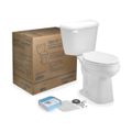 Product Image of Pro-Fit 3 1.28 GPF Elongated SmartHeight Complete Toilet Kit (White)