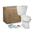 Product Image of Summit Dual Flush Elongated SmartHeight Complete Toilet Kit (White)