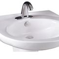 Product Image of 2038 Pamlico Wall-Mount Lavatory, Single Faucet Center (White)