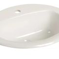 Product Image of 237 MS Oval Drop-In Lavatory, Single Hole (White)