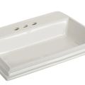 Product Image of 254 Brentwood Drop-In Lavatory, 4" Faucet Center (White)