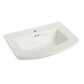 Product Image of 328 Barrett Pedestal Lavatory with Single Faucet Hole (White)