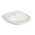Product Image of 348 Maverick Pedestal Lavatory with 4" Faucet Holes (White)