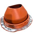 Product Image of 6" to 11" Round Universal Master Flash for Metal Roofs, Model #7 (Red High Temperature Silicone)