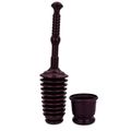 Product Image of All Purpose Master Plunger w/ Air Relief Slot & Small Caddy (Plum)